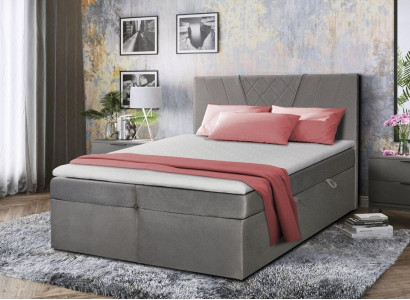 Double bed Upholstery Bed Gray 180x200 Beds Luxury Design Furniture Bedroom new